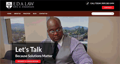 Desktop Screenshot of edalaw.com